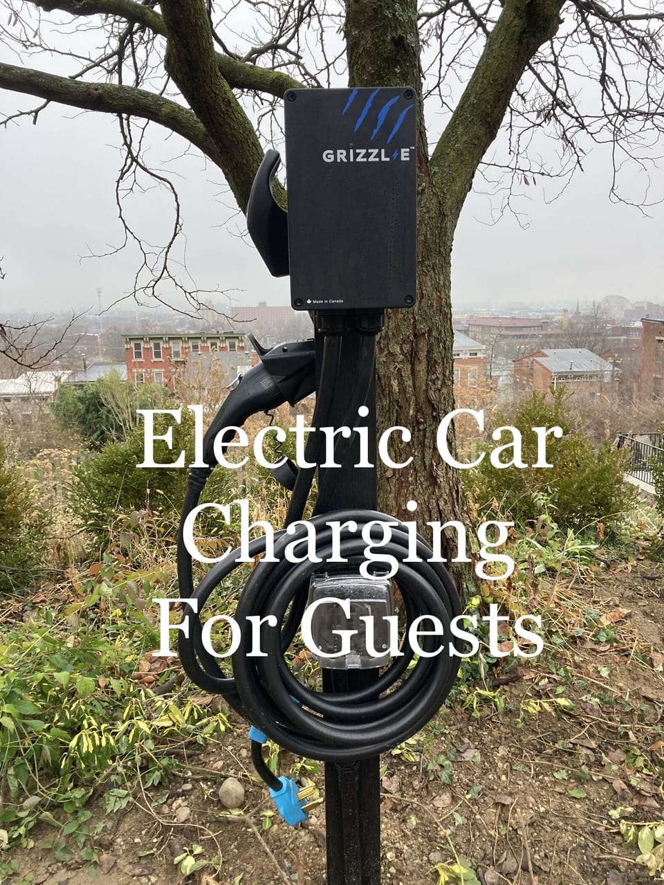 Free electric car charging for guests