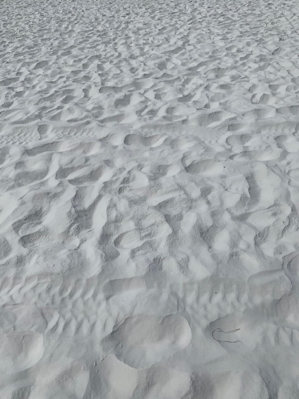 White sands