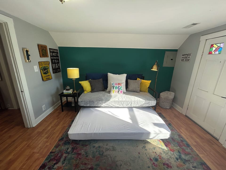 Added sleeping space with the trundle.