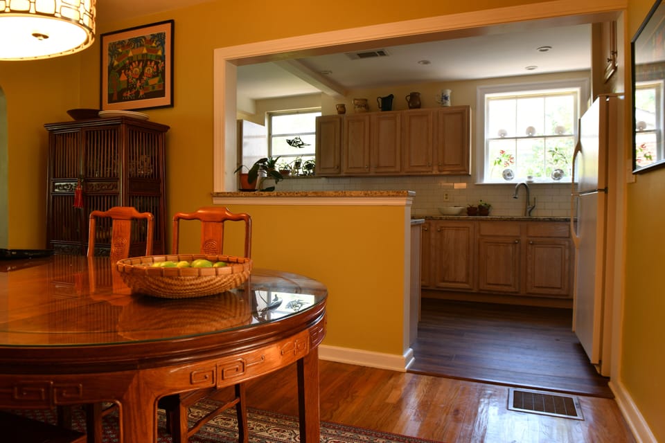 Dining Room with easy kitchen access