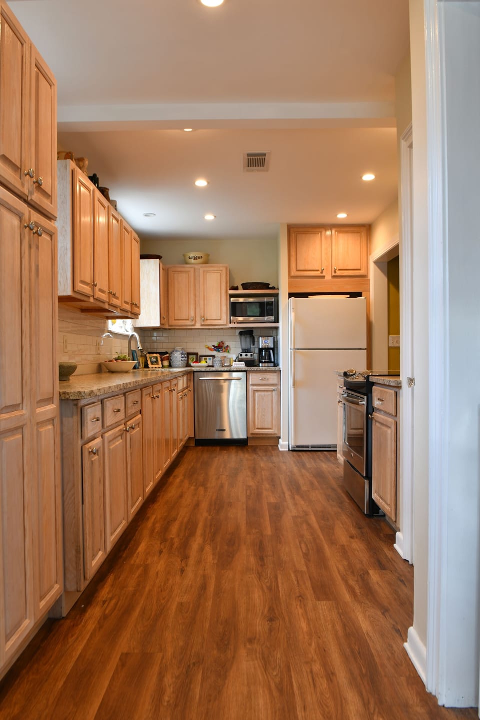 Kitchen, fully stocked for cooking needs