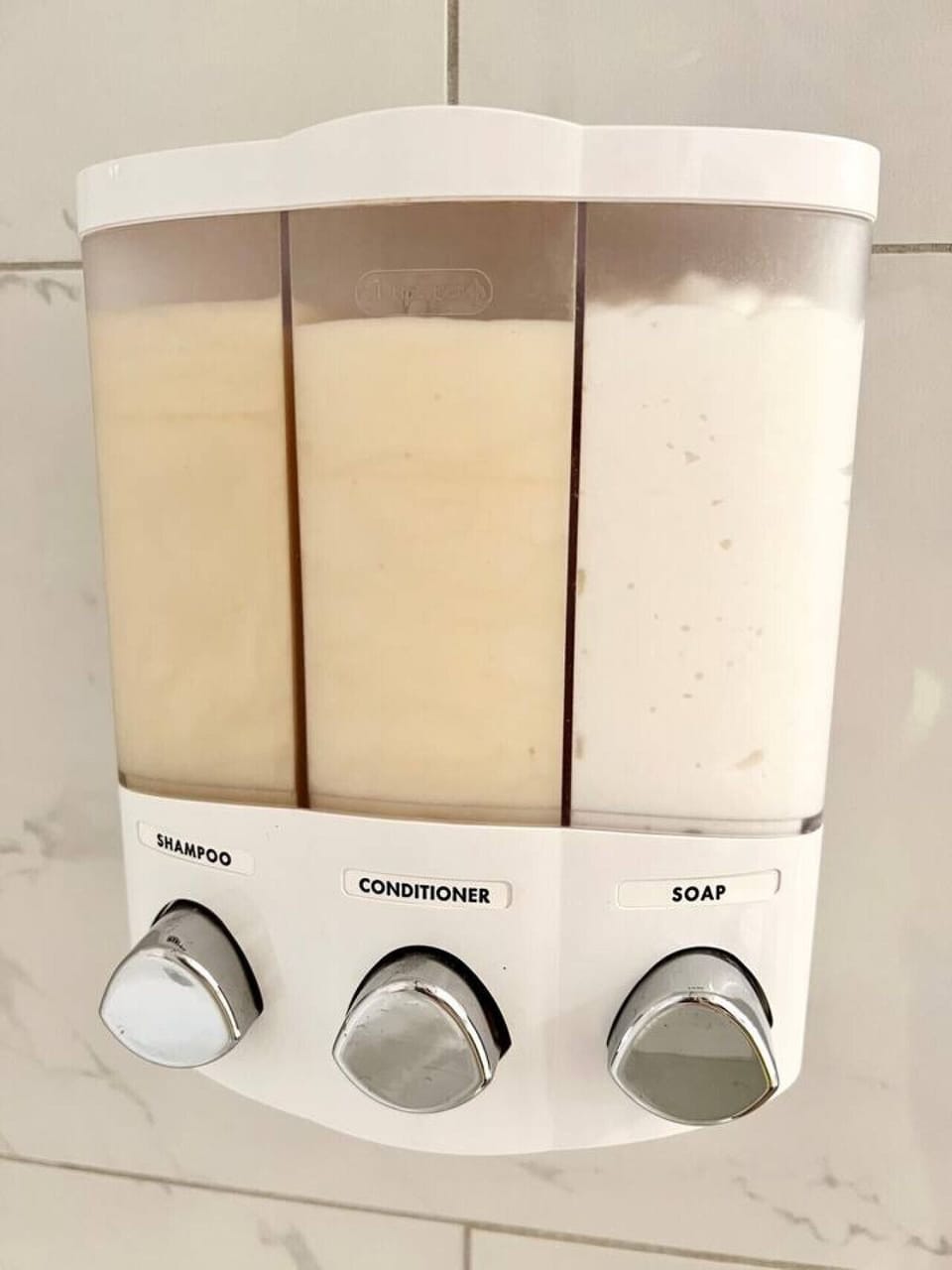 Shampoo, conditioner, and body wash provided for you