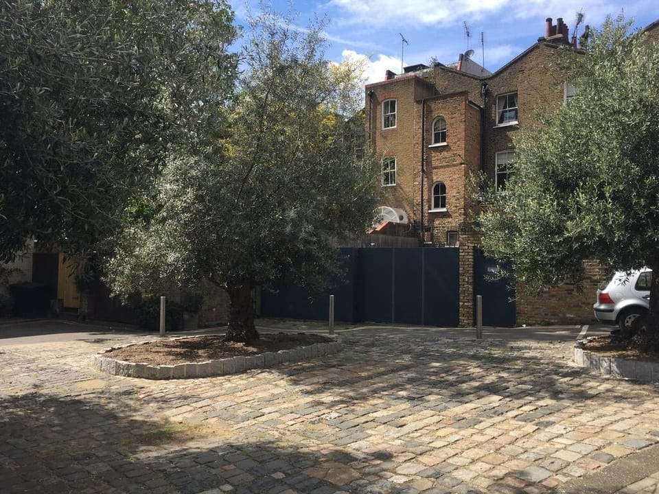 Town house in quiet street