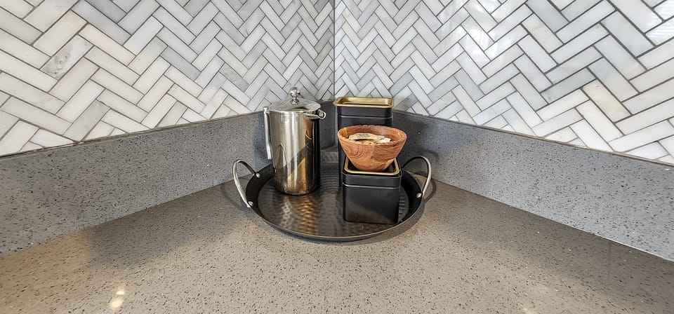 Coffee station.  We also have a drip coffee machine too.