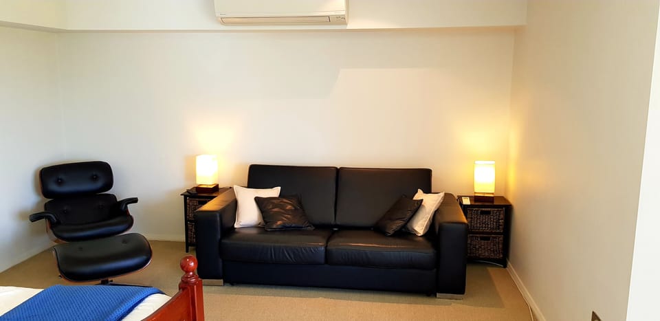 Queen sofabed with innerspring mattress (just byo linen!)...