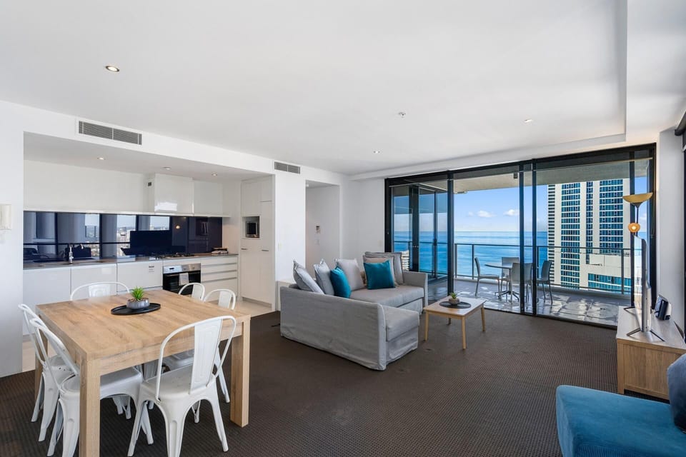 The open plan design makes it easier for everyone to gather around in one space