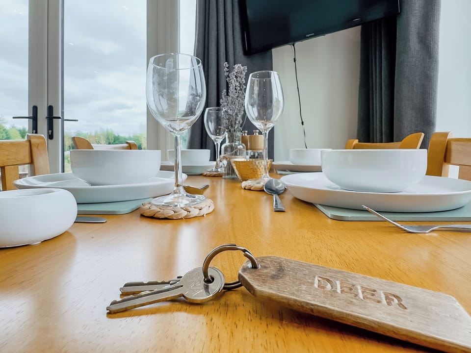 Dining Area | Badger Lodge - Rookery Waters, Pidley, near Huntingdon