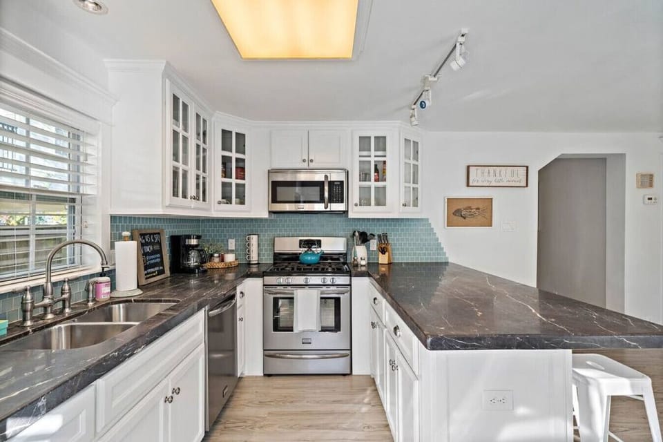 Another angle of the kitchen