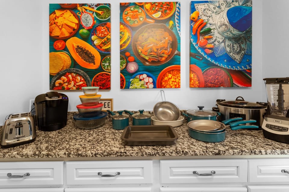 Lots of cooking necessities