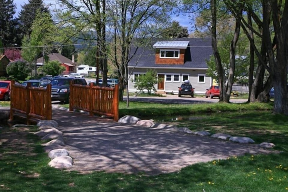 Looking at the home from Sopris Park - a large, beautiful space to enjoy!