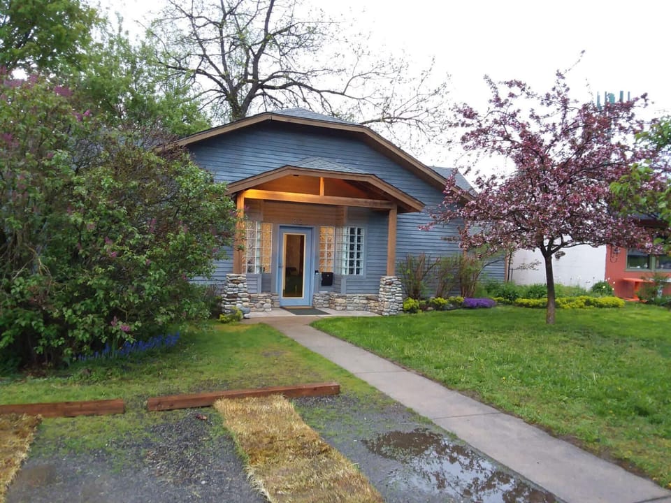 Front of house, very convenient location near downtown Sandpoint.