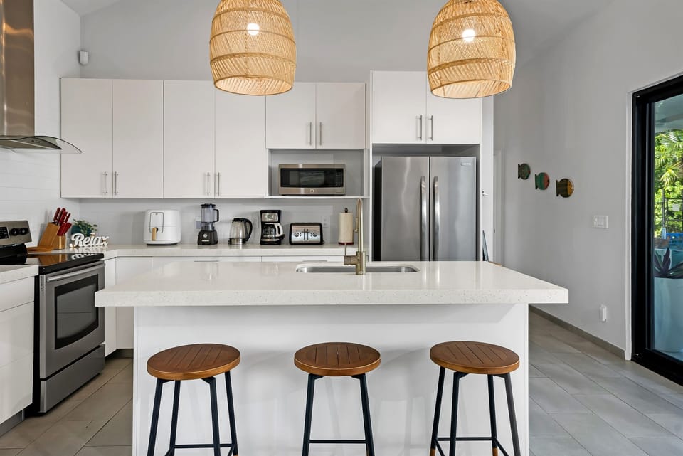 Kitchen and Island