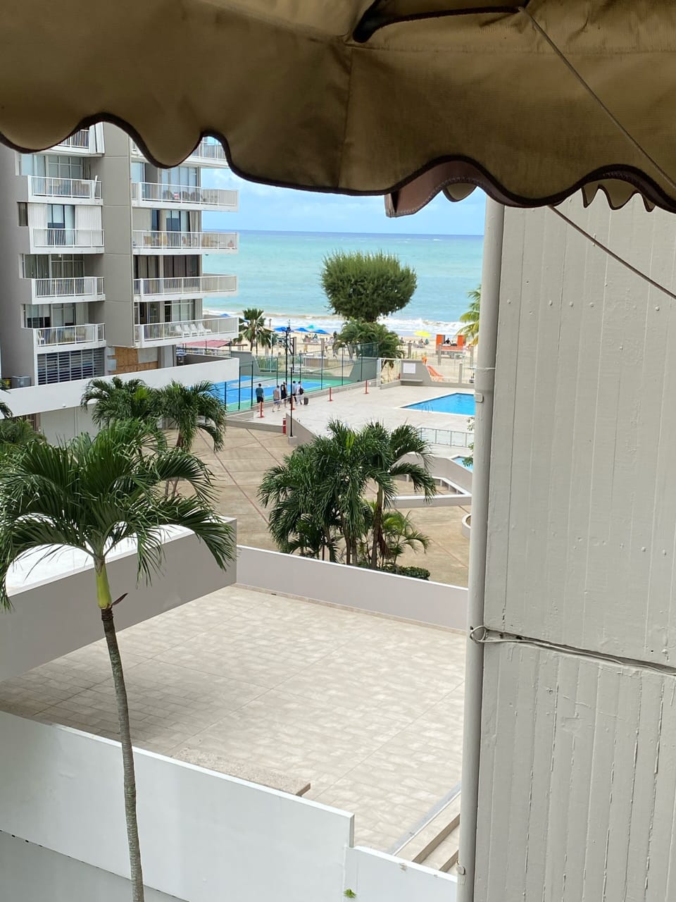 View from the balcony