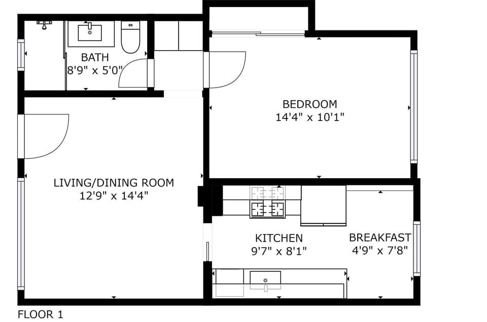 Floor Plan of Seashore VI.