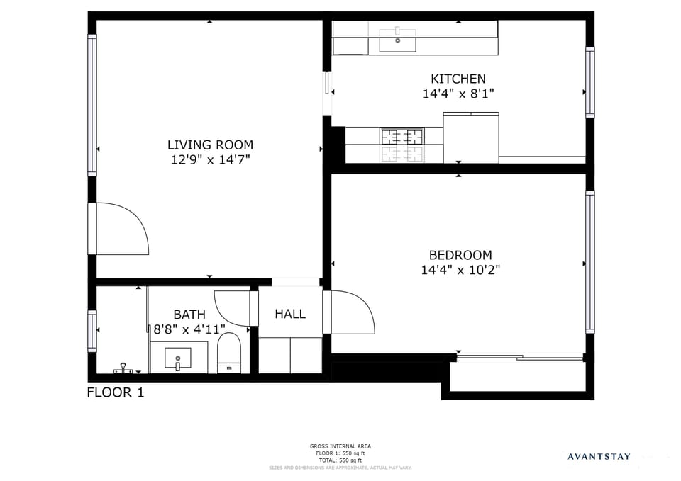 Floor Plan for Seashore IV.