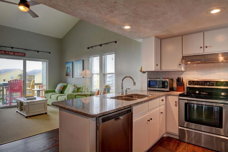 Kitchen and Living room