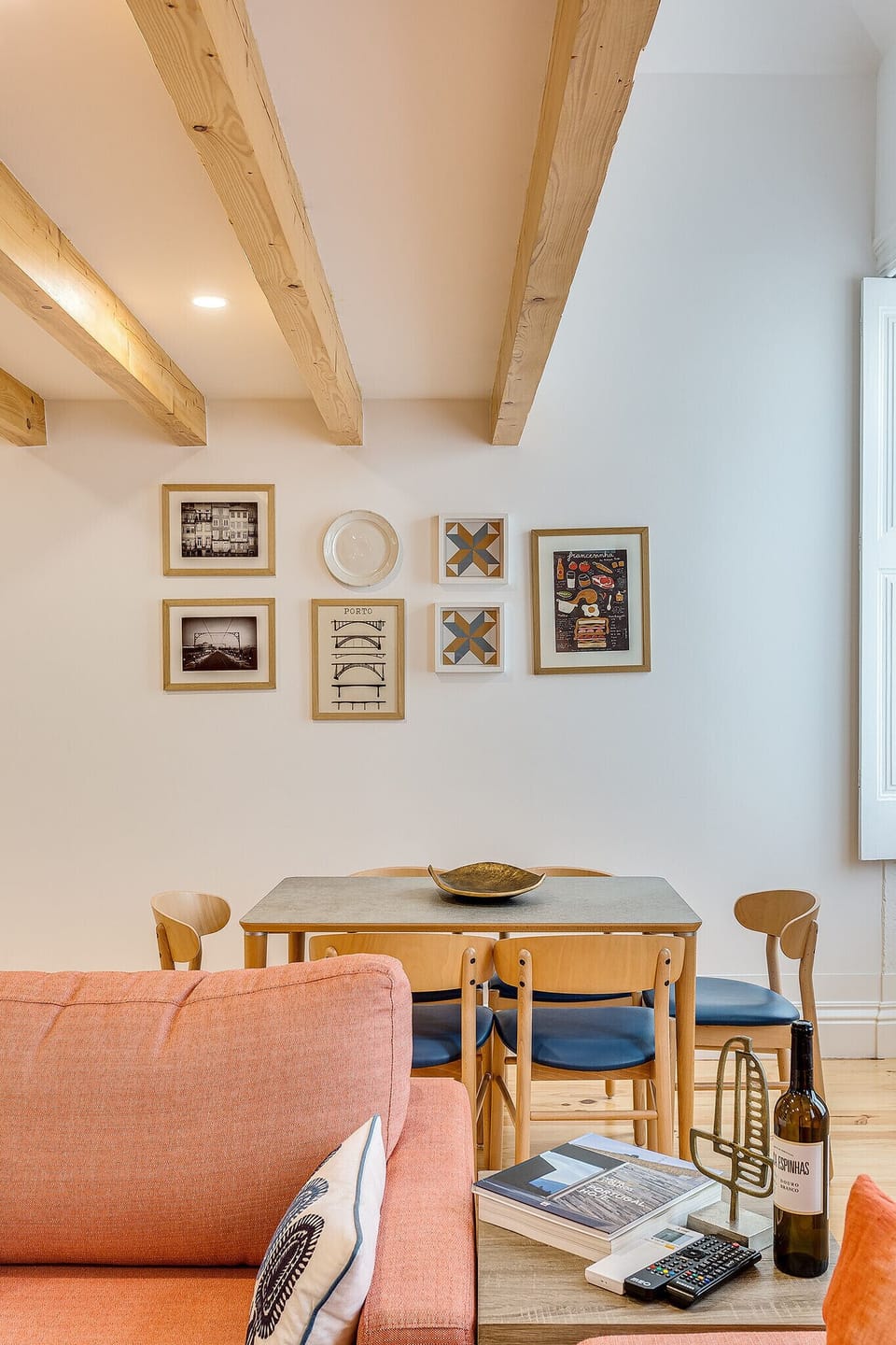 Living Room: Equipped with a dining table.