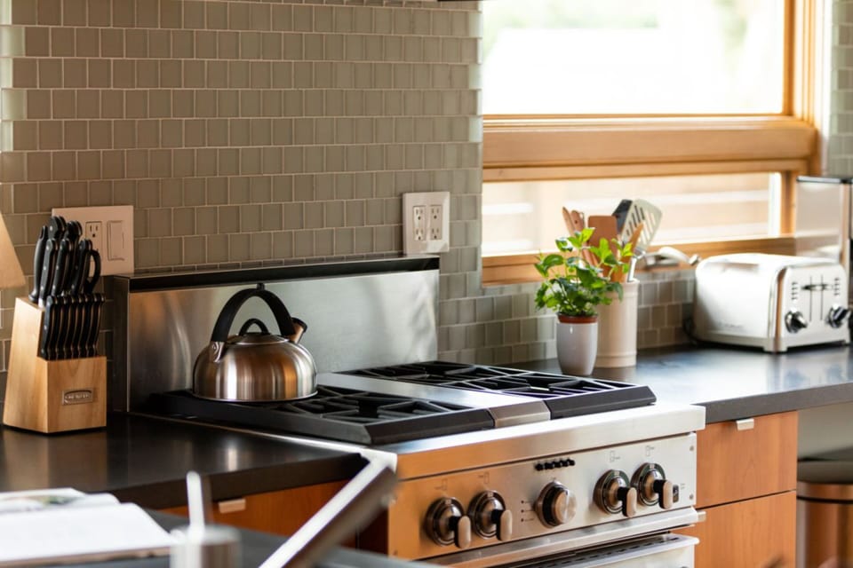 With state of the art appliances.