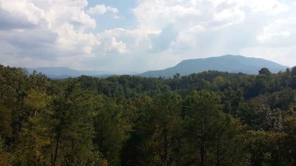 Beautiful view from front covered deck