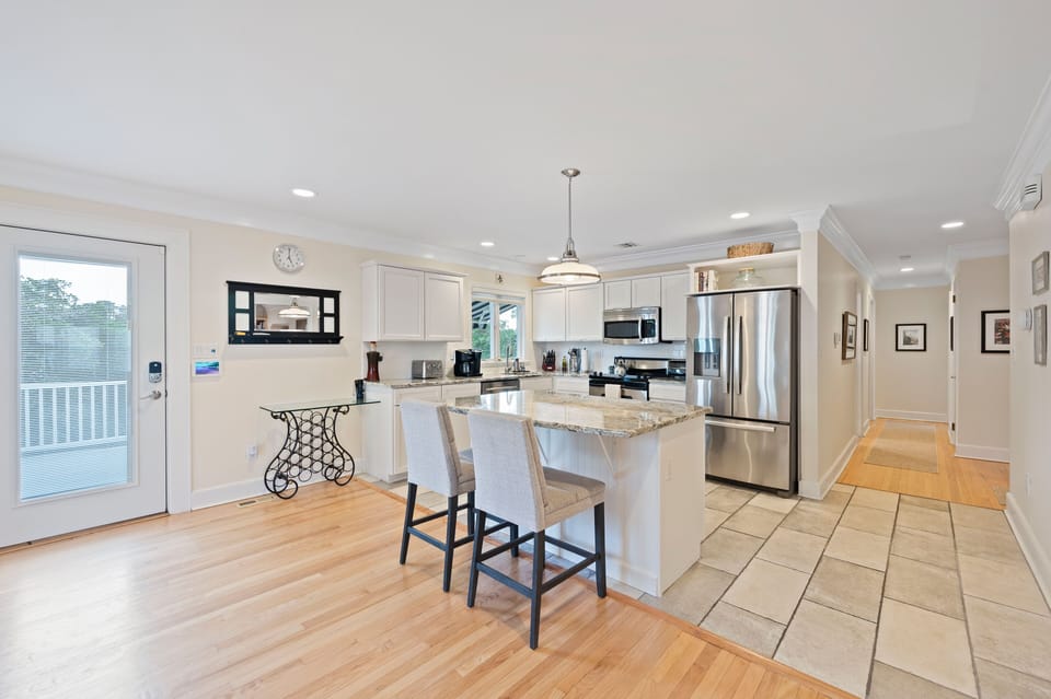 Kitchen & front door.