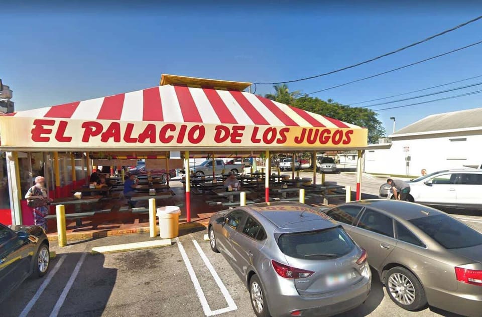 Where local go/ don't like cooking, no worries 
El Palacio De Los Jugos
5721 W Flagler St, Miami, FL 33144
2 minutes drive or 6 minutes walking from property
