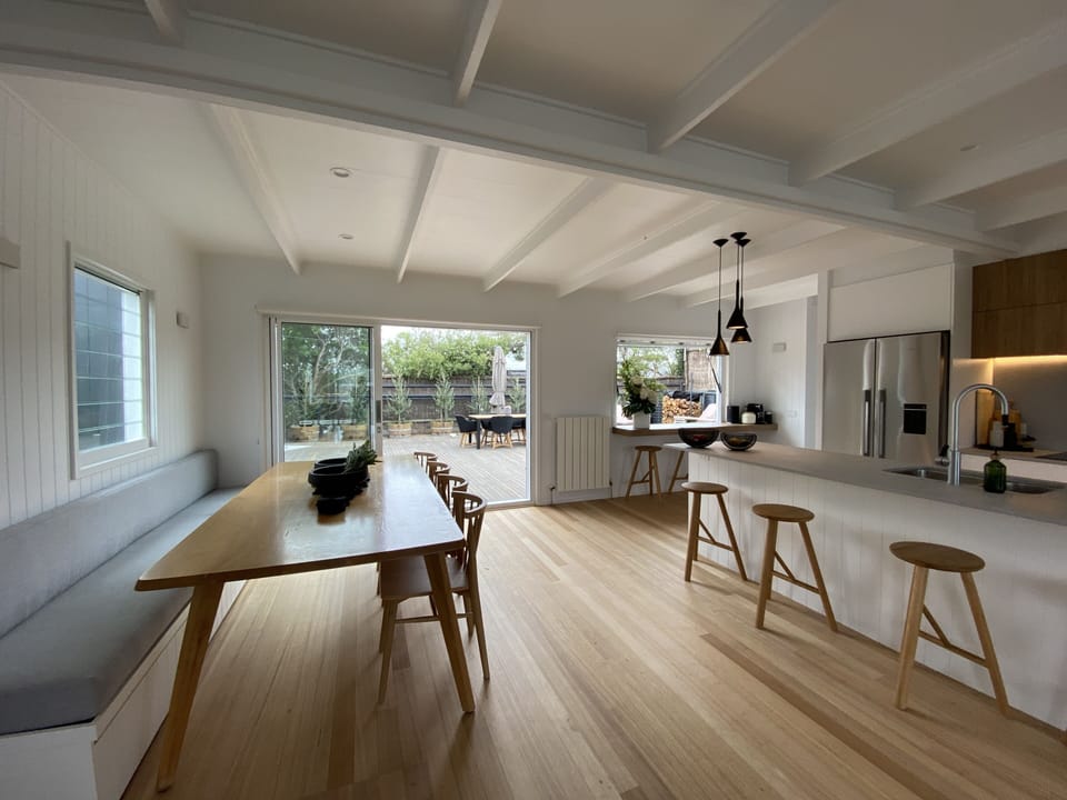 Upstairs Living and Dining Area