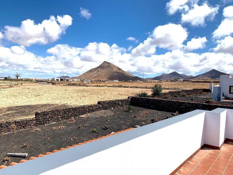 Montana de Tindaya from the rooftop terrace