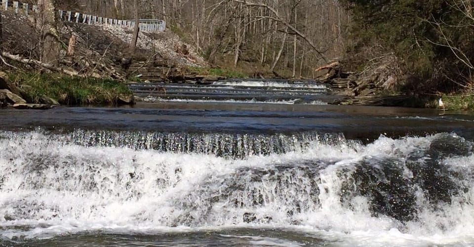 Lily Creek Falls is a Drivable Waterfall in Russell County, KY. 