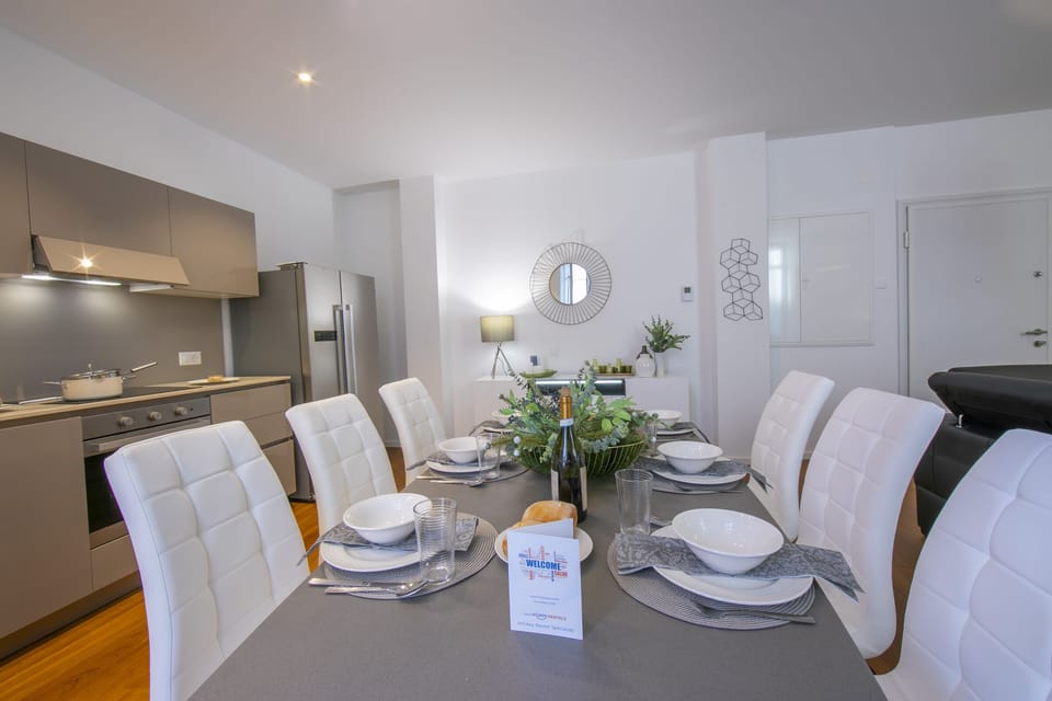 Kitchen and dining area