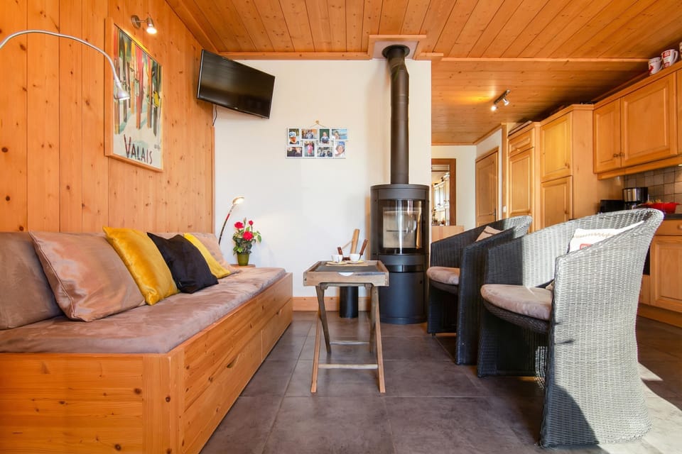 Living room with HDTV