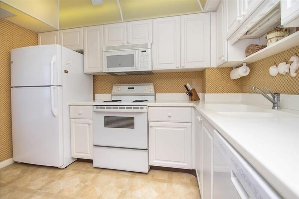 Kitchem with Corian Countertops