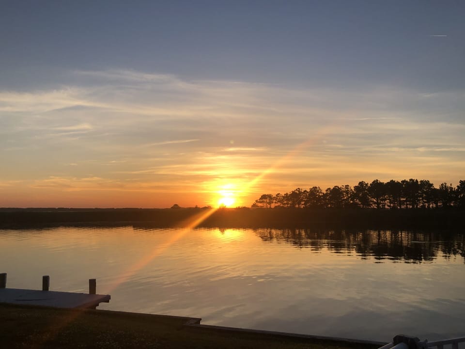 Sunset View from the deck