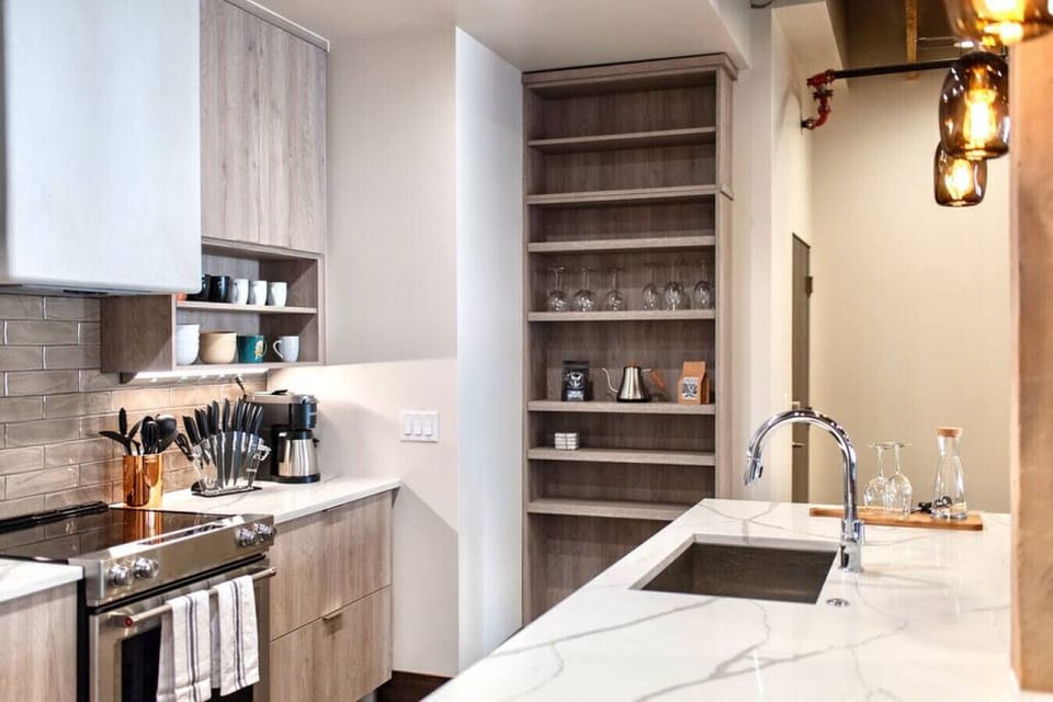 Long-term stays have ample room for storage
