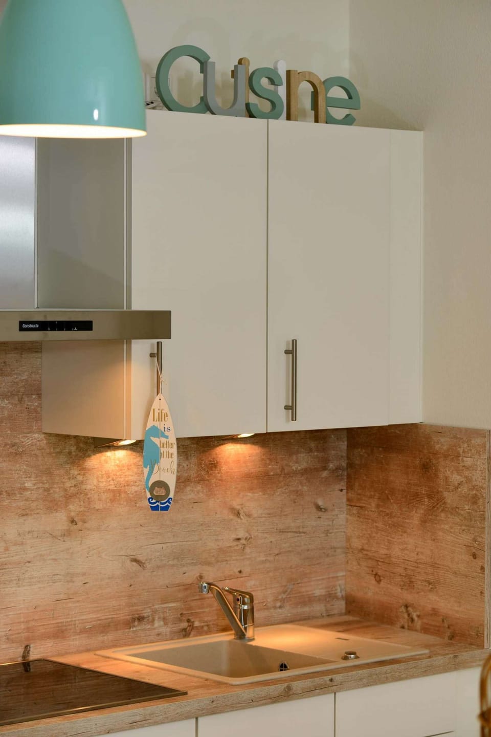 The beautiful kitchen