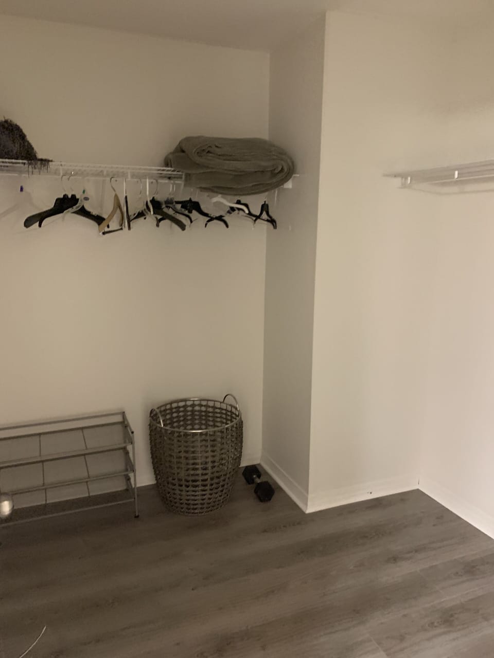 Big walk in master closet