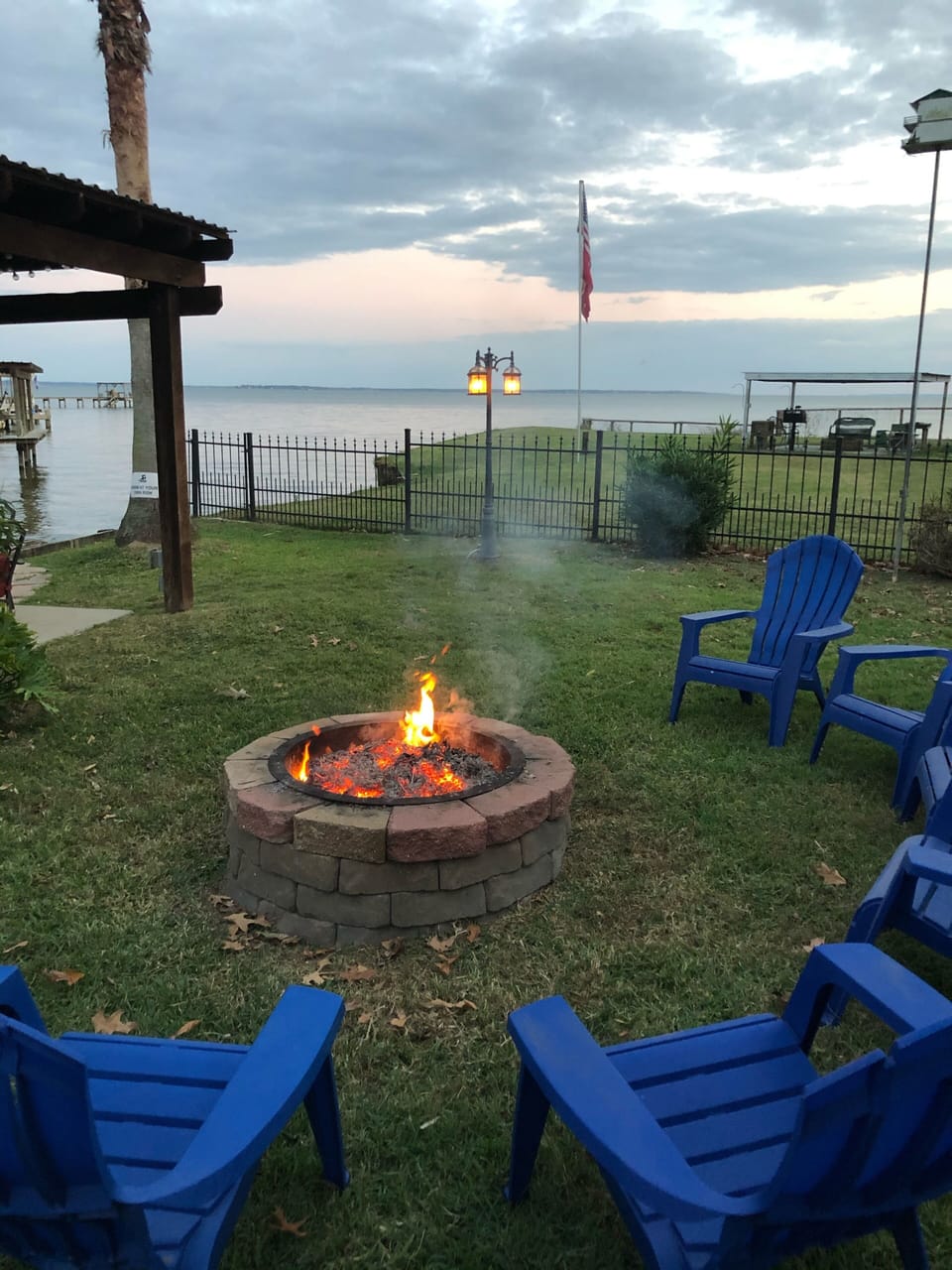 Share stories around the fire pit - s’mores anyone?
