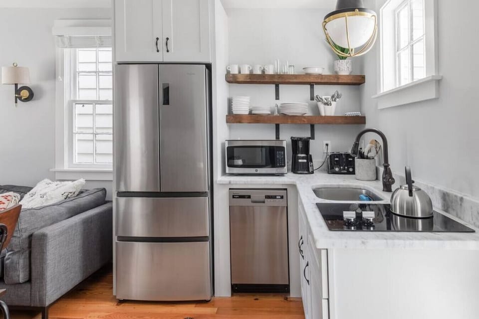 Compact Kitchen Designed for Convenience