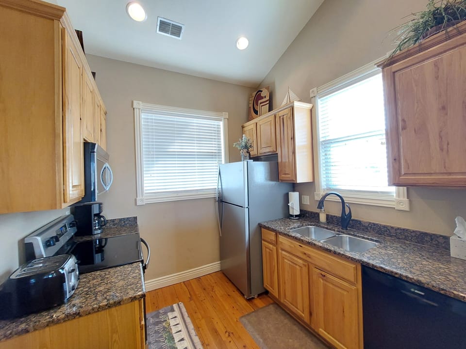 Full sized kitchen with all the comforts of home!