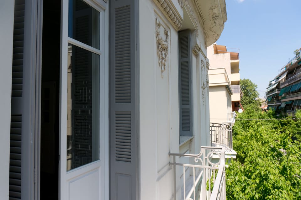 View from first floor balconies
