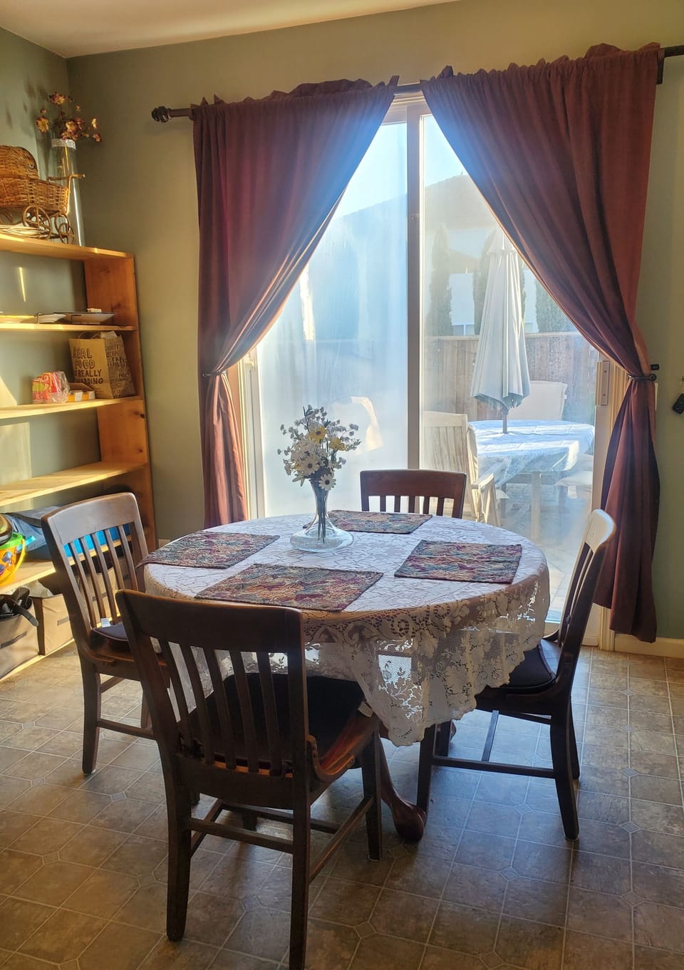 Dining Area 2 or Card/Game Table and Patio for Outdoor Dining.