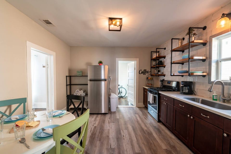Fully stocked kitchen