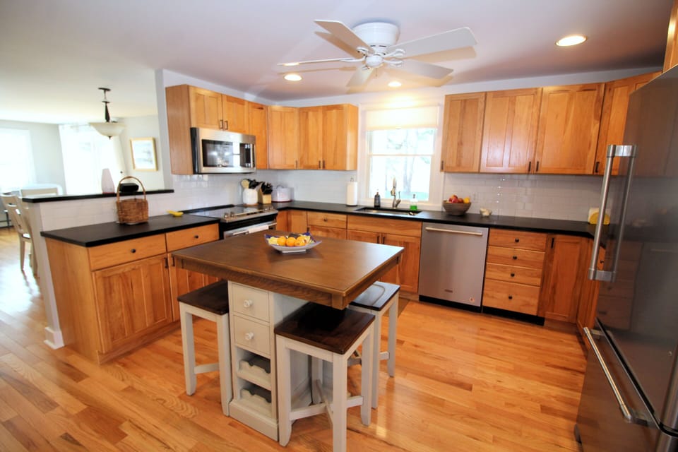 Open and bright kitchen