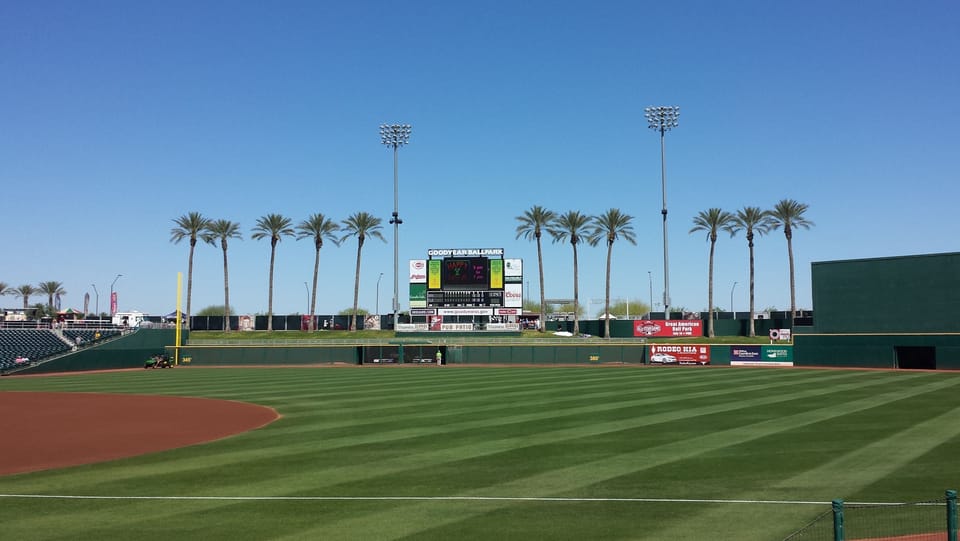 Nearby Goodyear Ballpark Spring Training Field - 15 Minutes away