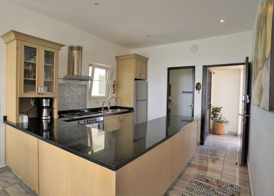 Kitchen and entryway