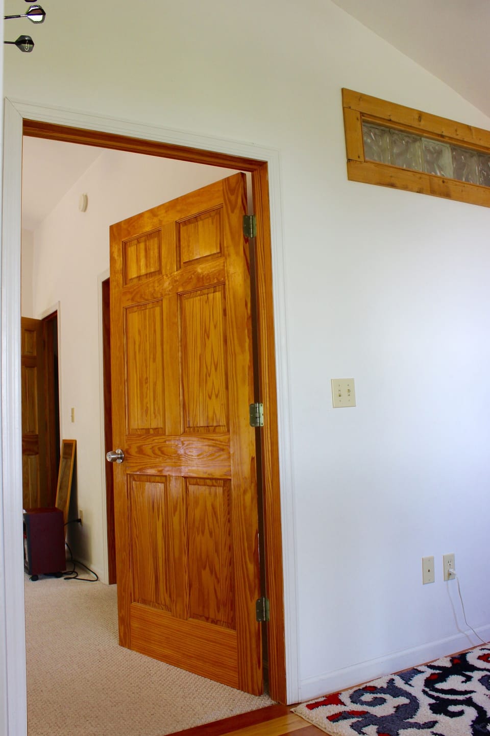 Entrance to the master off the reading nook.