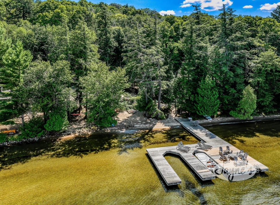 Dock, Seating &amp; Sand Beach