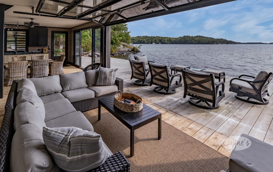 Boathouse, Dock &amp; Seating