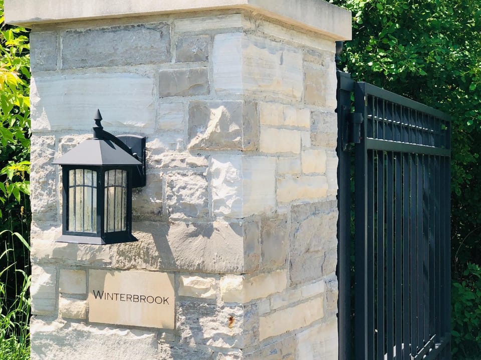 Gated Entrance to Winterbrook Chalet