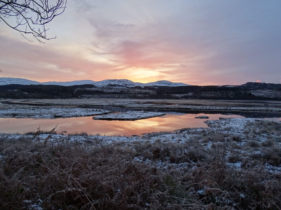 A touch of snow