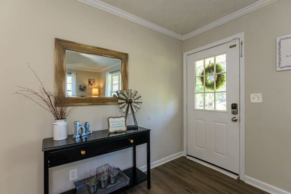 Interior view of front entrance